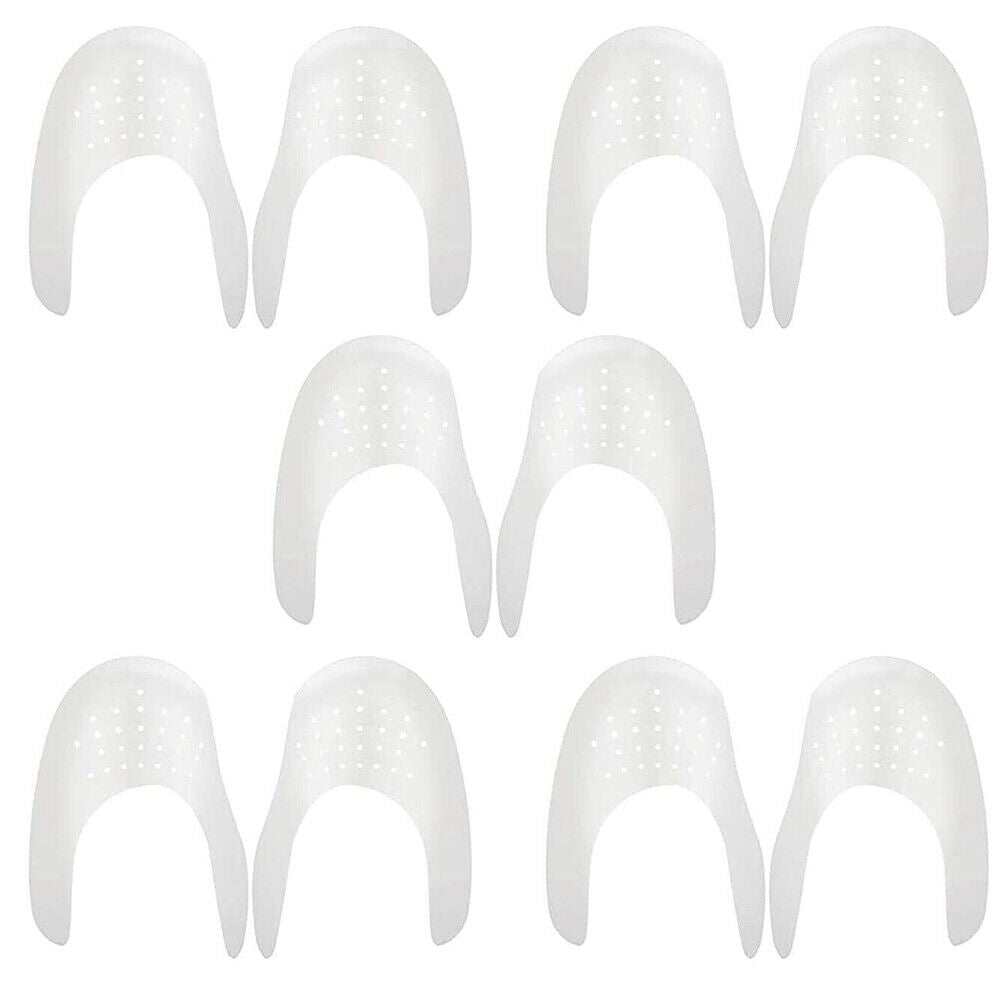 US 5~10 Pairs Anti-Wrinkle Shoes Crease Protector Toe Cap Creasing Decreaser