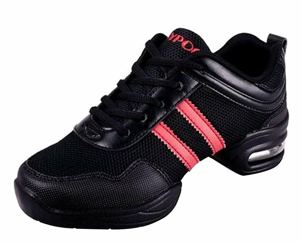 Women's Modern Ballroom Soft Sole Lace-up Breathable Dance Shoe