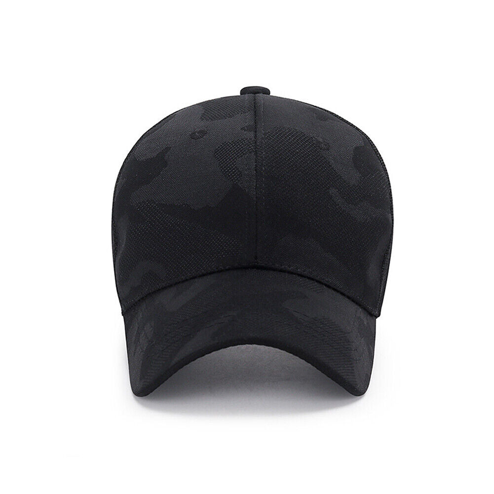 US 1~2Pcs Baseball Cap Mesh Snap Back Classic Trucker Camouflage Hat All Seasons