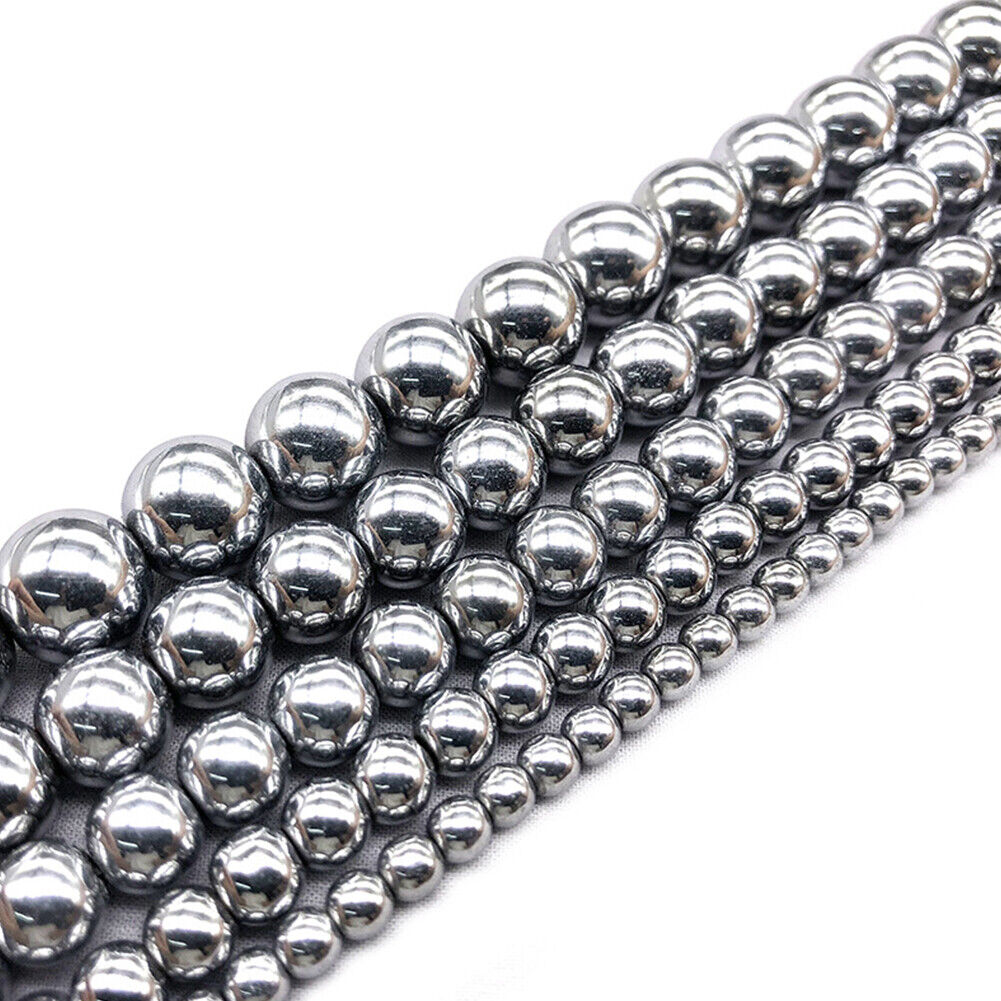 US 6/8/10MM Grade AAA Gemstone Round Loose Beads Terahertz Beads Synthetic DIY