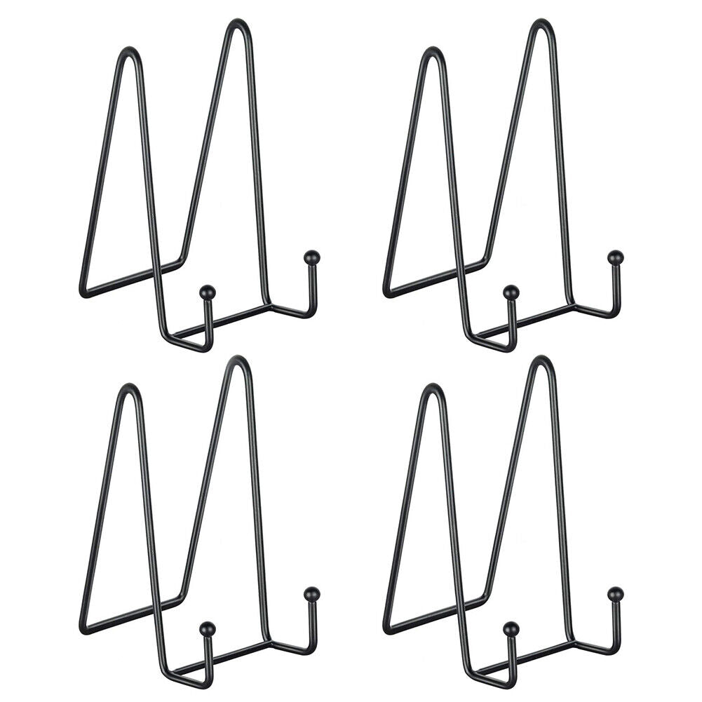 US 4-8 Pcs Metal Frame Holder Display Stands for Picture,Plate,Book,Photo Easel