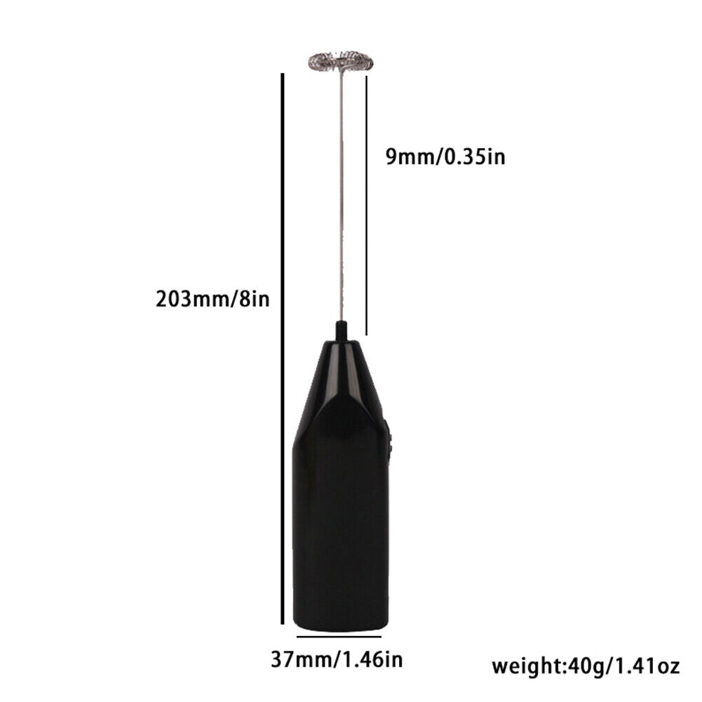 US 3-6 Handheld Electric Eggbeater Milk Foamer Drink Whisk Coffee Mixer Stirrer