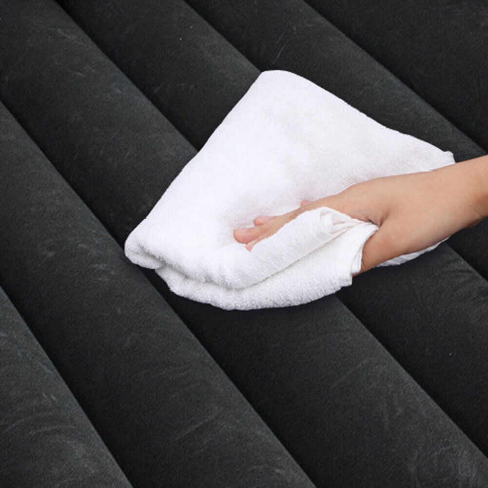 US Inflatable Travel Car Mattress Air Bed Back Seat Sleep Rest Mat 2 Pillow Pump