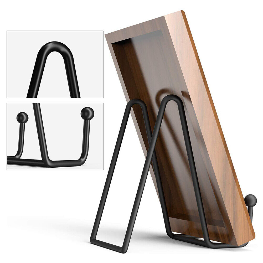 US 4-8 Pcs Metal Frame Holder Display Stands for Picture,Plate,Book,Photo Easel
