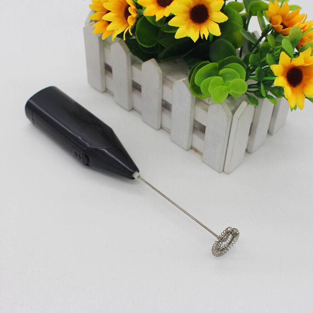 US 3-6 Handheld Electric Eggbeater Milk Foamer Drink Whisk Coffee Mixer Stirrer