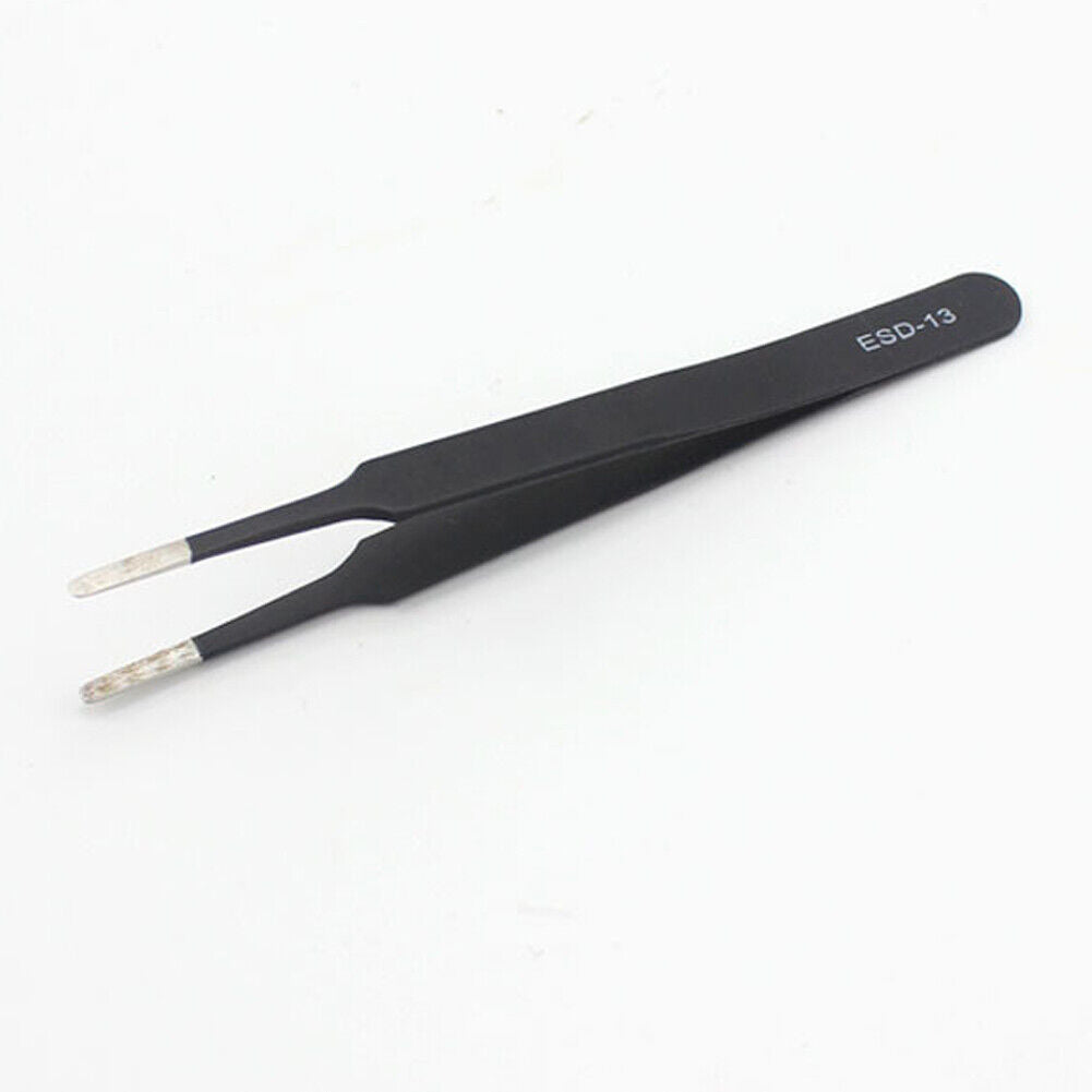US 9 pc ESD Tweezers Anti Static Tool Precision Kit Set Tools Electronics Repair