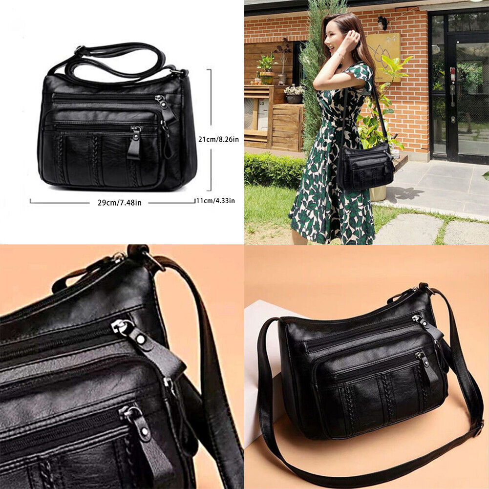 US 1-2 Pack Women's Crossbody Wallet Cell Phone Case Shoulder Bag Pouch Large