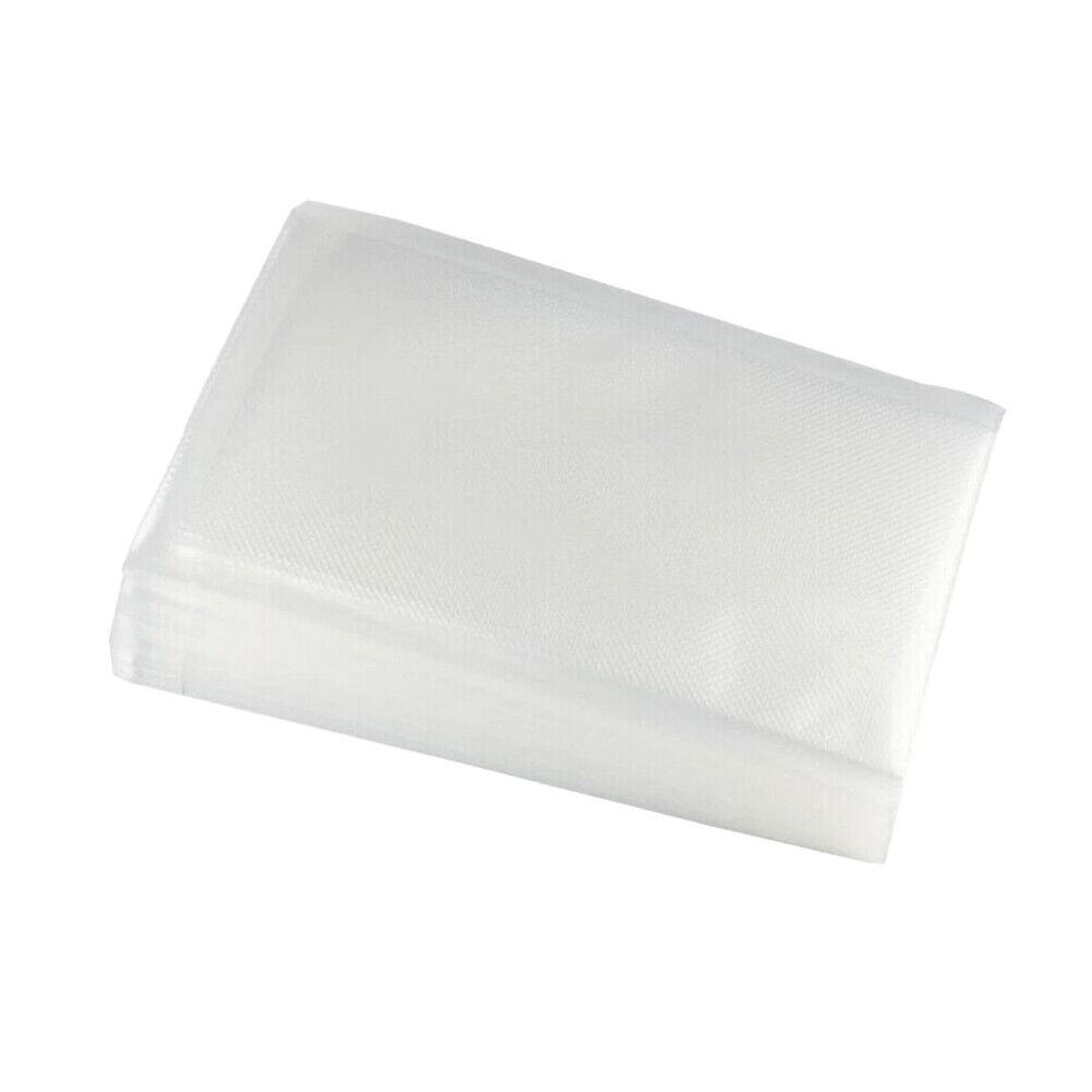 US 100-200Pc Quart Embossed Vacuum Sealer Bag Food Saver Storage 4Mil 8X10 inch