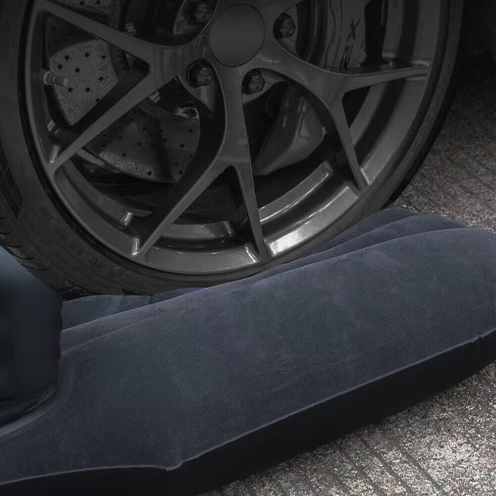 US Inflatable Travel Car Mattress Air Bed Back Seat Sleep Rest Mat 2 Pillow Pump