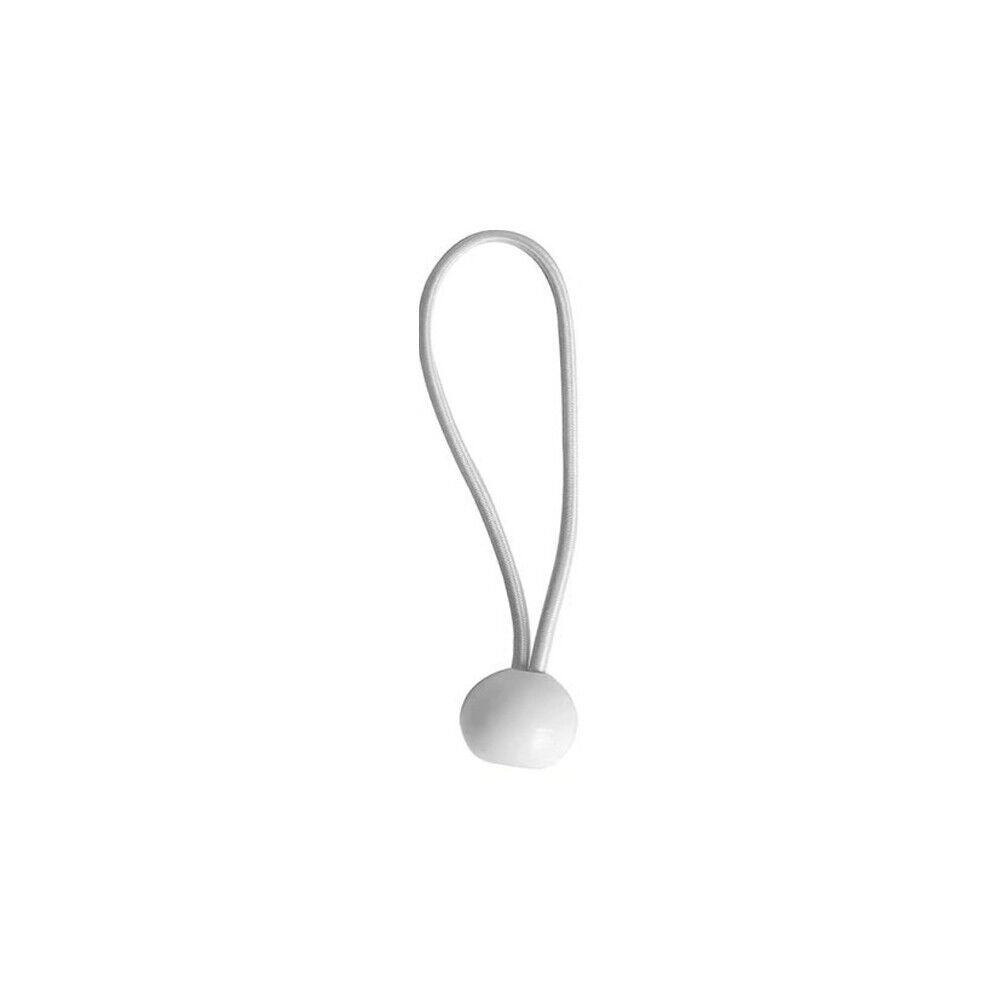 US 6" White Ball Bungee Bungie Cord Heavy Duty Canopy Tarp Tie Downs Straps