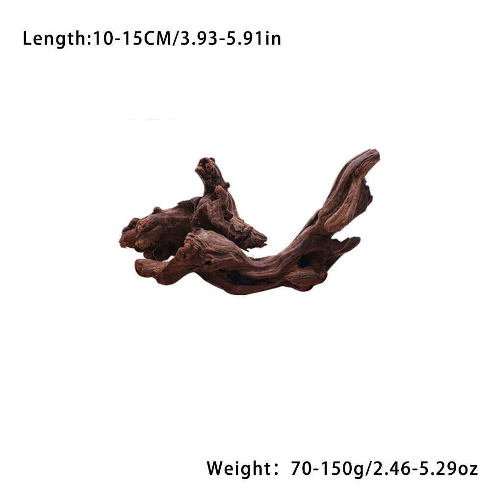 US 3-6 Pcs 15-25cm Aquarium Driftwood Ornament Branches Log Fish Tank Decoration