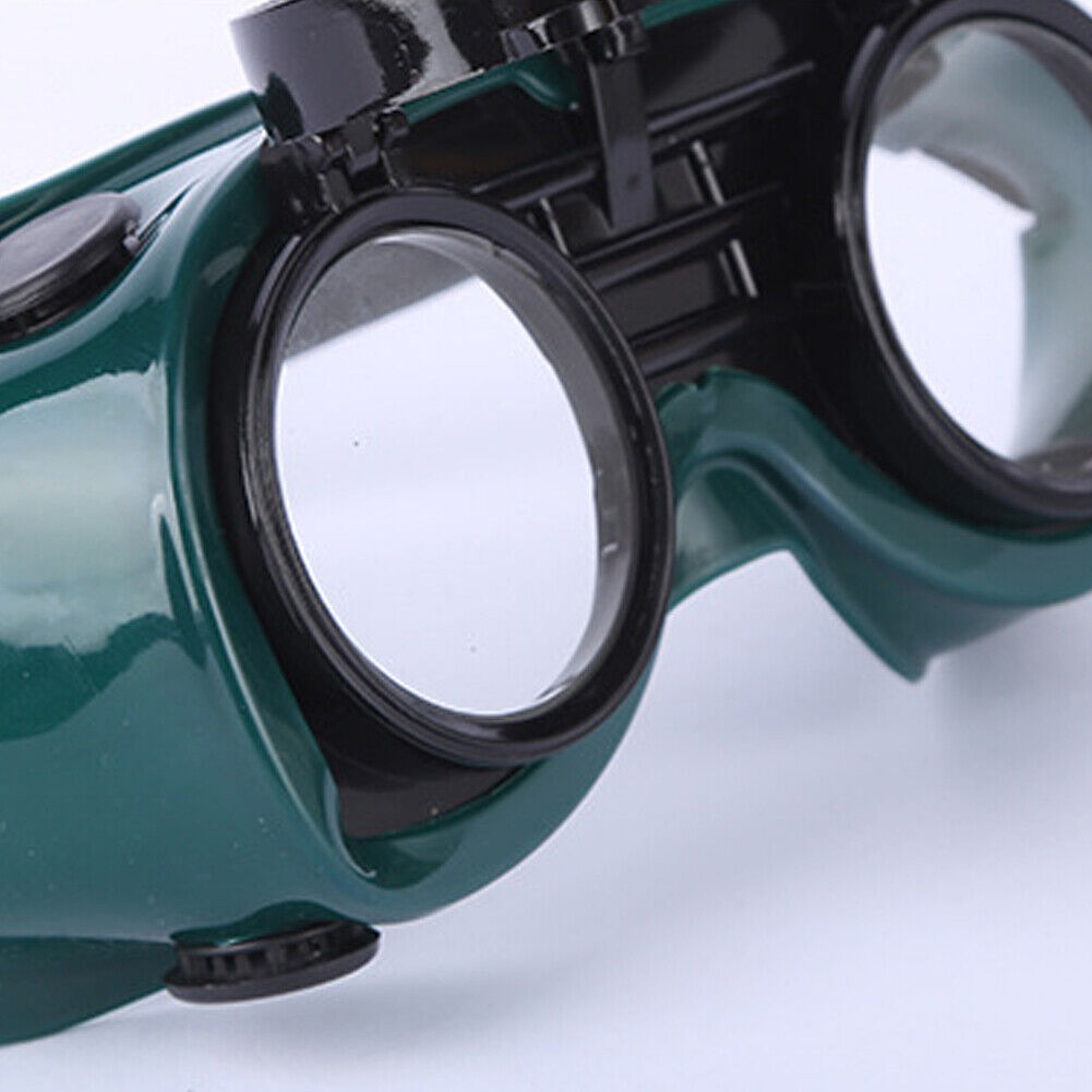 US 1-2 Pack Flip Up Front Welding Safety Goggle Flip Up Glasses Welder Goggles