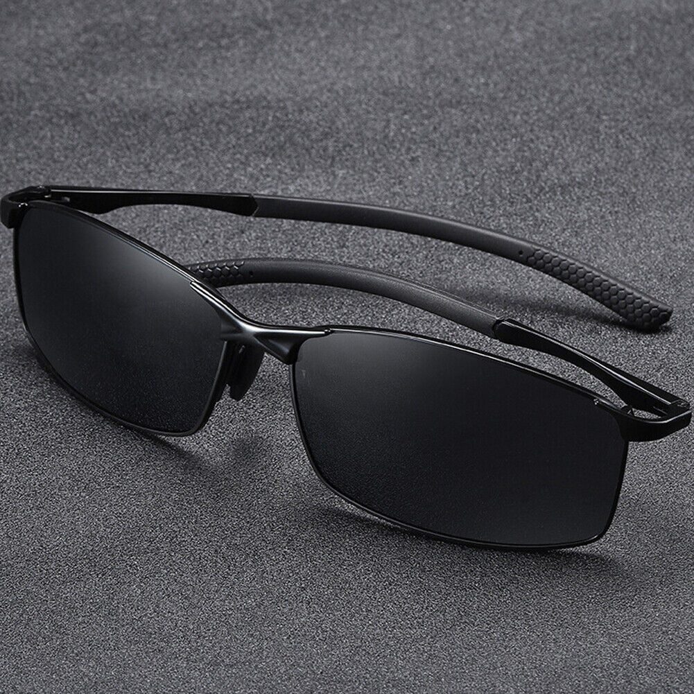 US 2-4 Pcs Aluminium HD Polarized Photochromic Driving Sunglasses Safety Glasses