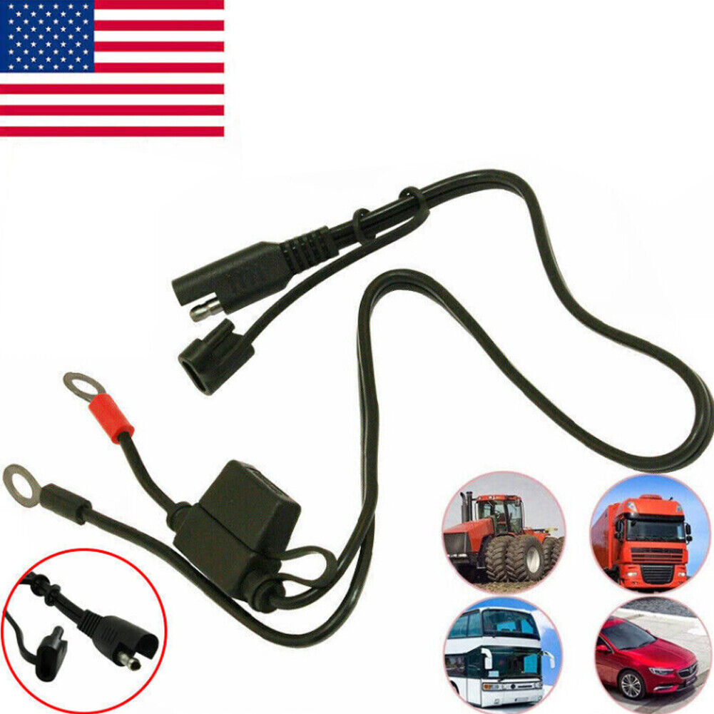 US 1-2 Pc Ring Terminal Harness Accessory Cable Terminal Adapter