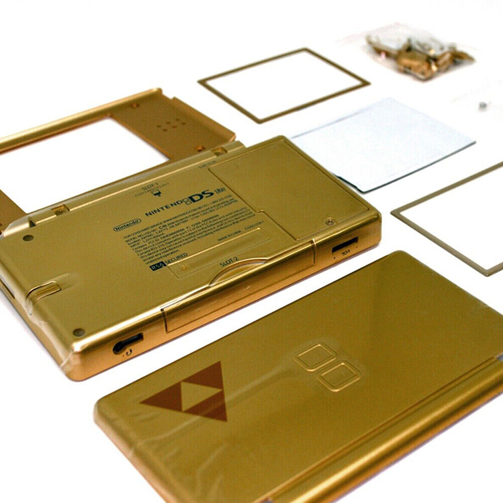 US Full Replacement Housing Shell Screen Lens for NDS Lite NDSL Zelda Triforce