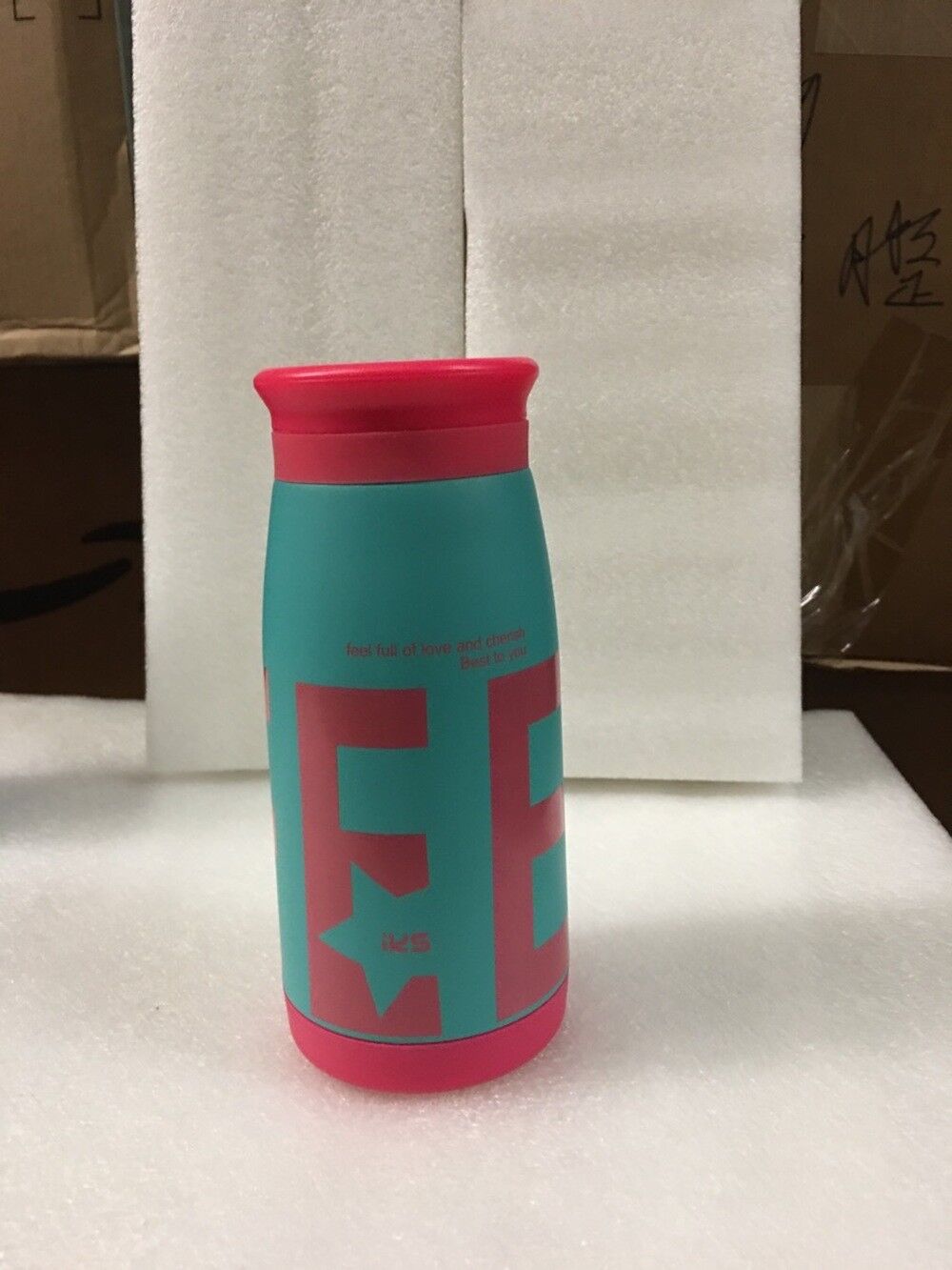 Thermos Cup 15OZ Stainless Steel Water Bottle Leak Proof 3D Cup Cover Slip