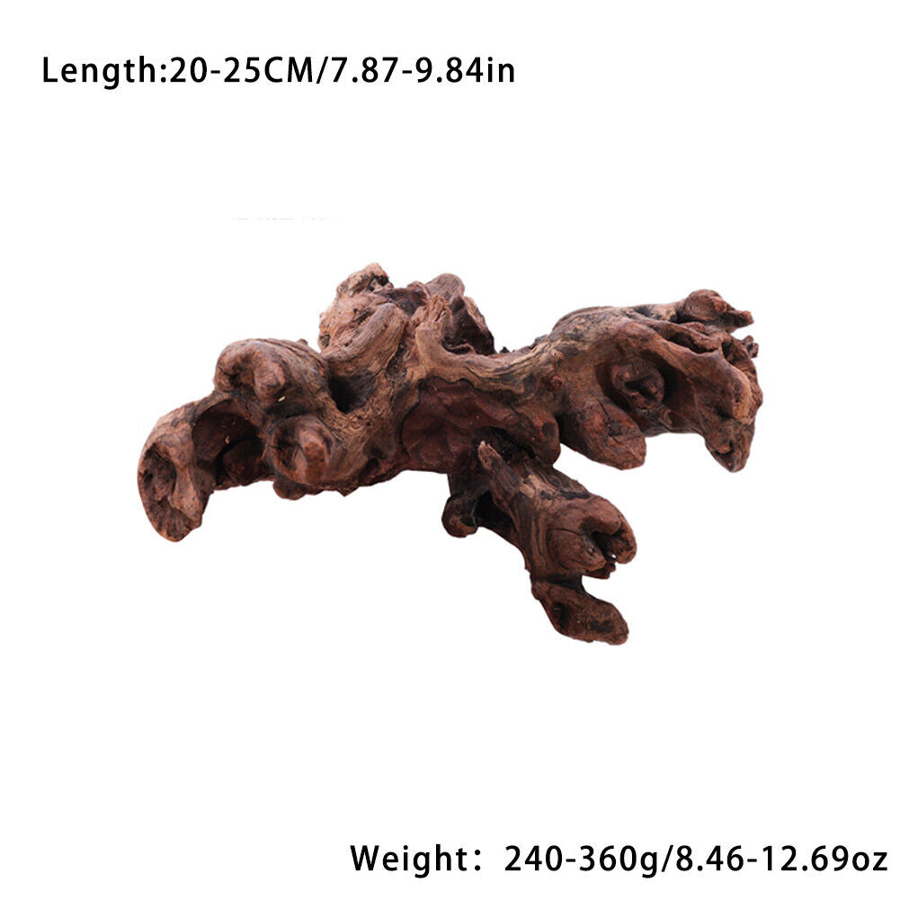 US 3-6 Pcs 15-25cm Aquarium Driftwood Ornament Branches Log Fish Tank Decoration