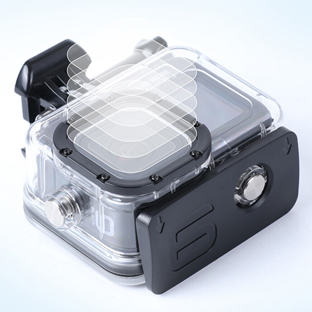US 2-4 Pc Waterproof Housing Case Protective Underwater Dive Action Camera Shell