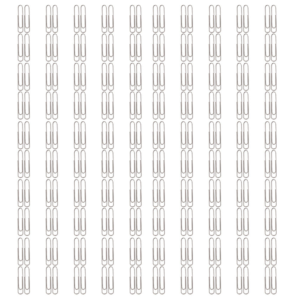 US 200-400 Pcs Large Jumbo Paper Clips 50mm Silver Smooth Craft School Office