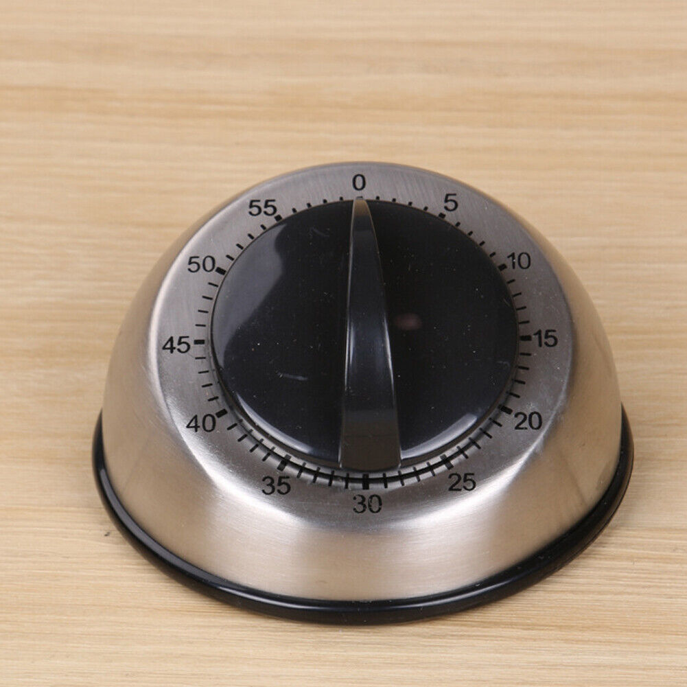 US 1-2 Pc Long Ring Bell Alarm Loud 60-Minute Kitchen Cooking Wind Up Timer