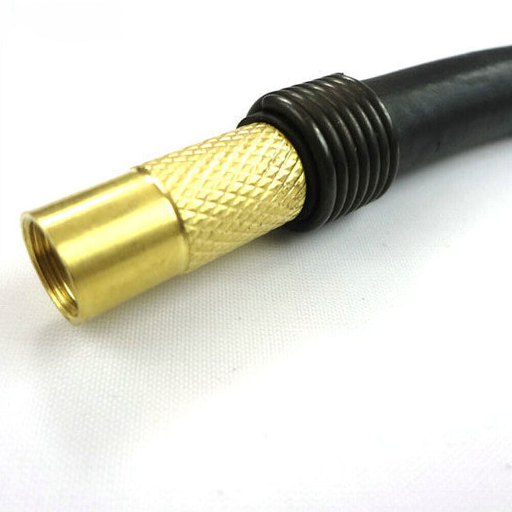 US Premium Flexible Hose Truck Car Tire Pressure Gauge 0-100 PSI Air Meter Teste