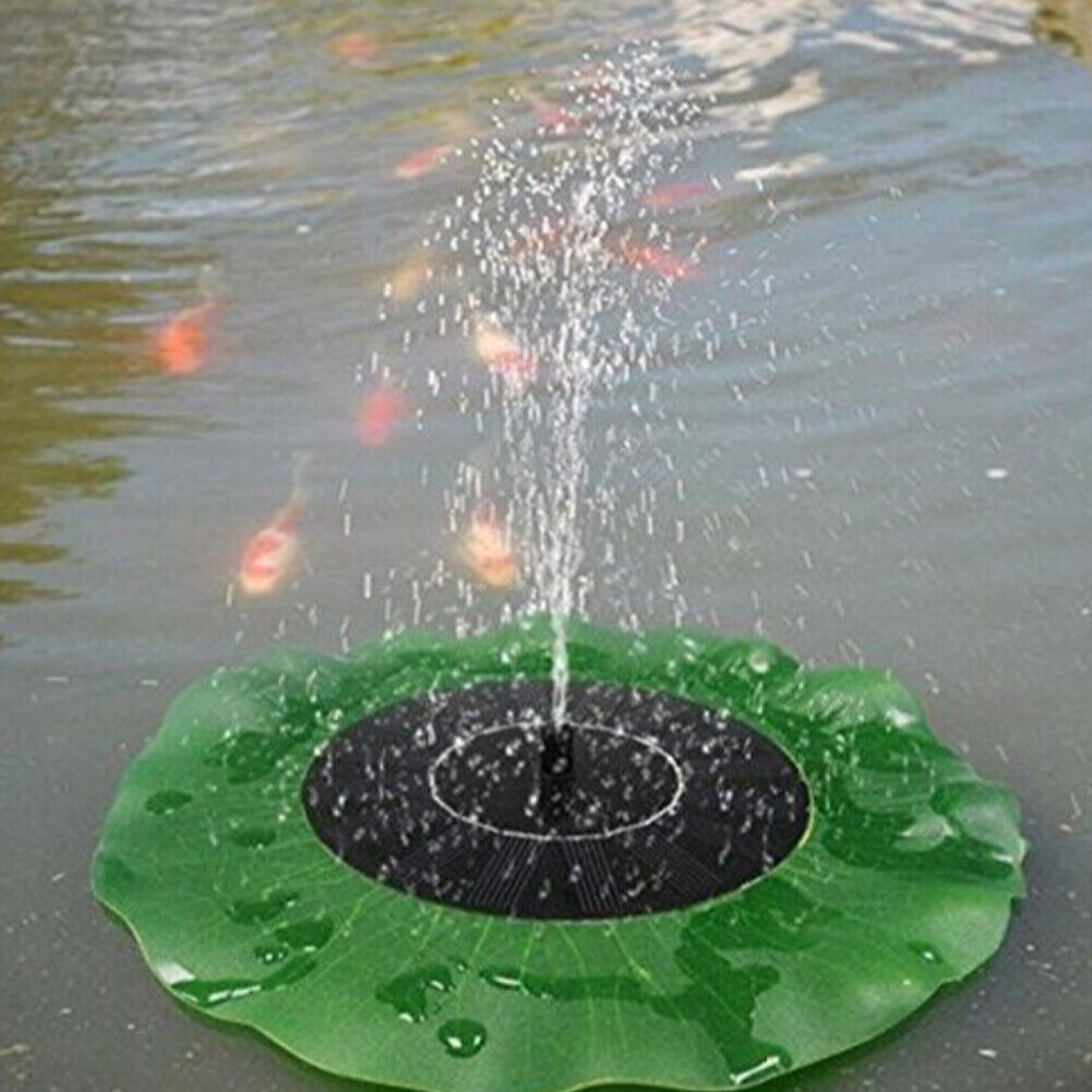 US Solar Power Bird Bath Fountain Pump Upgrade 1.4W Solar Fountain with 4 Nozzle