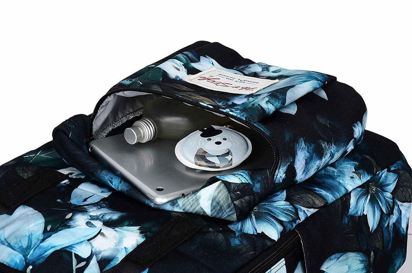 BESTIE 14" College Bookbag Backpack Cute for Women, 14.6"x10.3"x5.1"