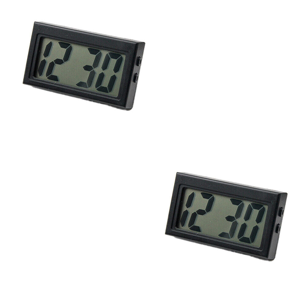 US 2-4 Pack Car Dashboard Digital Clock Mini Automotive Stick Watch Day Display