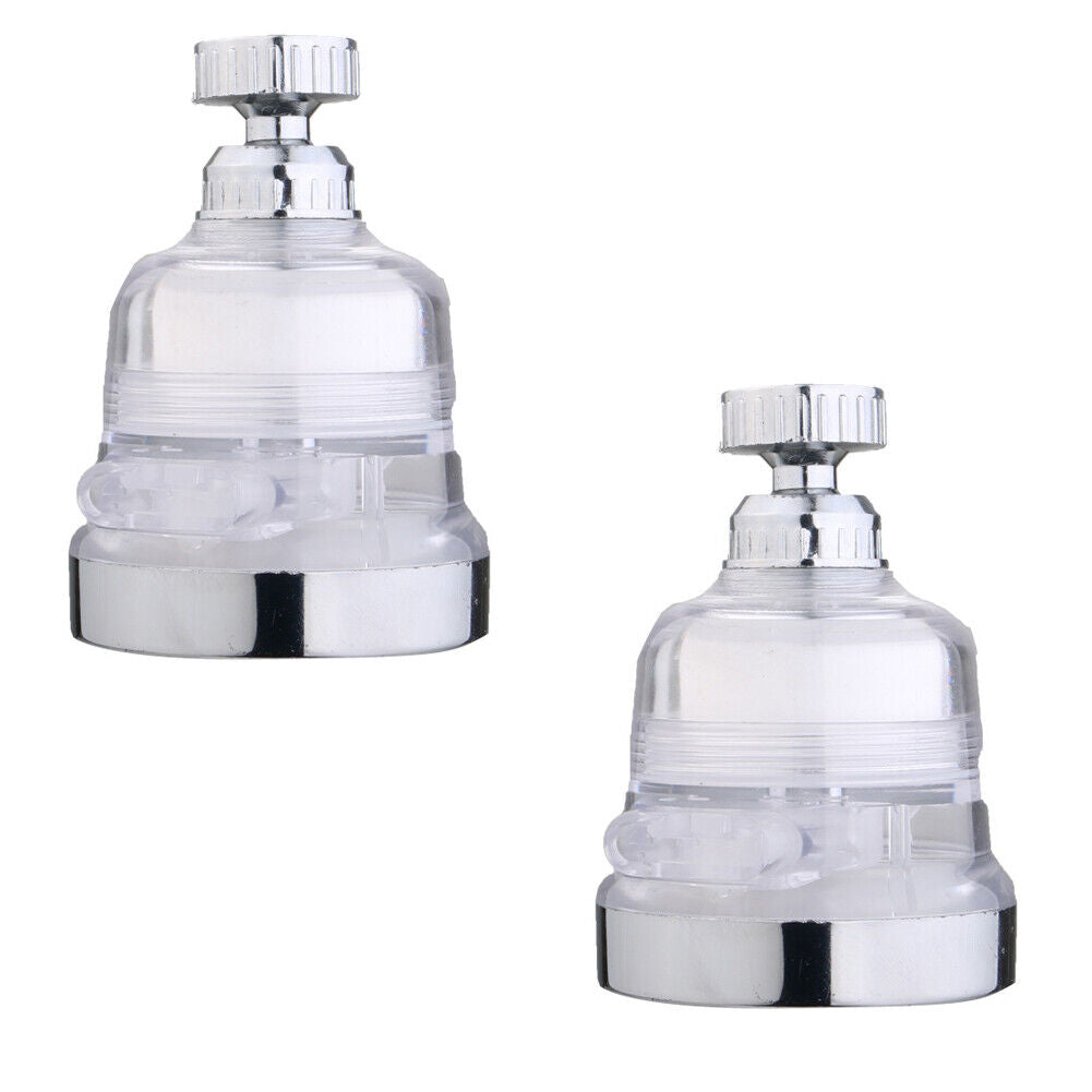 US 1-2 Pcs Shower Head Softener Filter Spray High Pressure Adjustable Showerhead