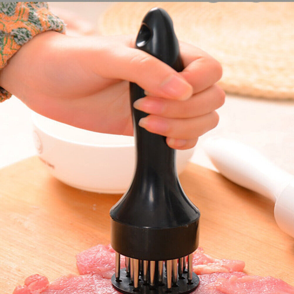 US 1-2 Pcs Professional Meat Tenderizer with Meat Sharp Stainless Steel Needle