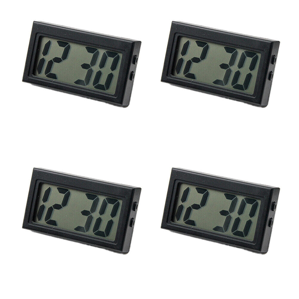 US 2-4 Pack Car Dashboard Digital Clock Mini Automotive Stick Watch Day Display