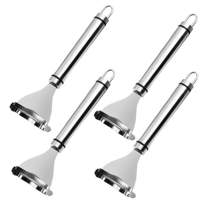 US 2-4 Pack Stainless Steel Corn Cob Peeler Remover Kernel Cutter Thresher Tool