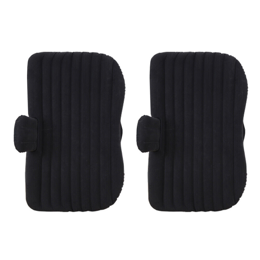 US Inflatable Travel Car Mattress Air Bed Back Seat Sleep Rest Mat 2 Pillow Pump