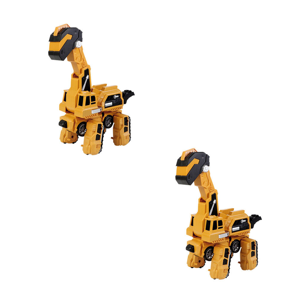 US 1-2 Pcs Transforming Dinosaur Toy 3+ Year Old Boys Deformation Car Kids Gifts