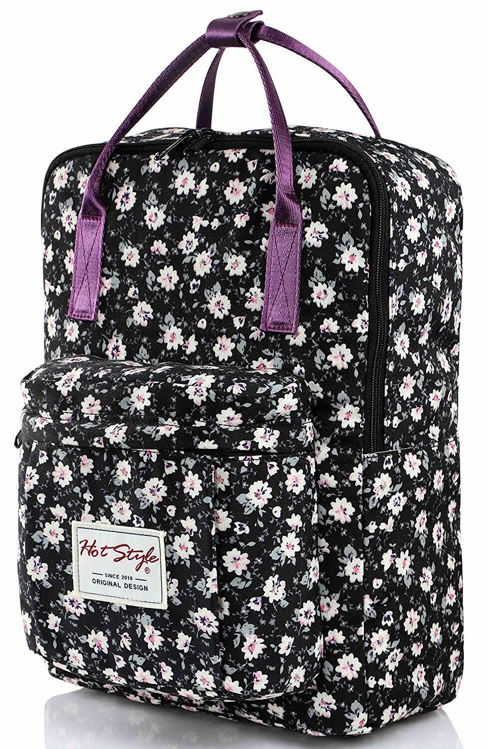 BESTIE 14" College Bookbag Backpack Cute for Women, 14.6"x10.3"x5.1"