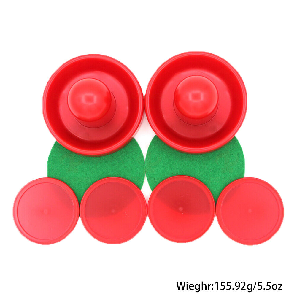 US 4-8 Pack Air Hockey Pushers Paddles and Air Hockey Pucks Strikers for Tables