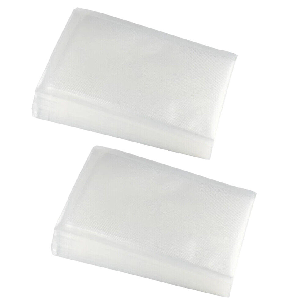 US 100-200Pc Quart Embossed Vacuum Sealer Bag Food Saver Storage 4Mil 8X10 inch