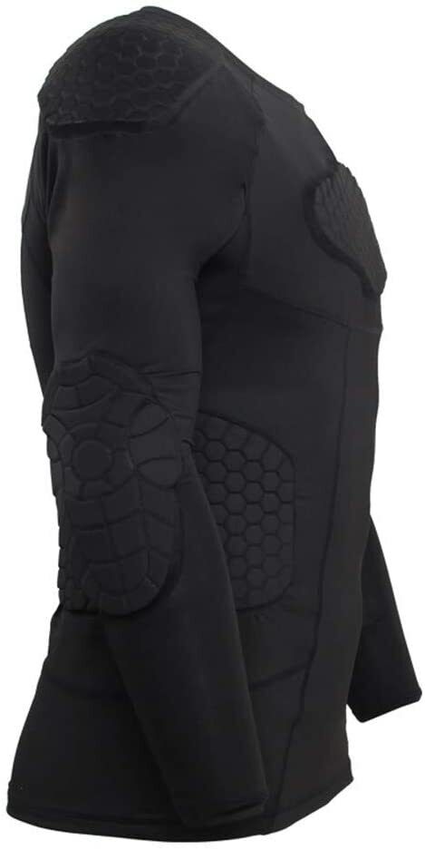 Men's Padded Protective Gear Set for Soccer Basketball Paintball Rib Protector
