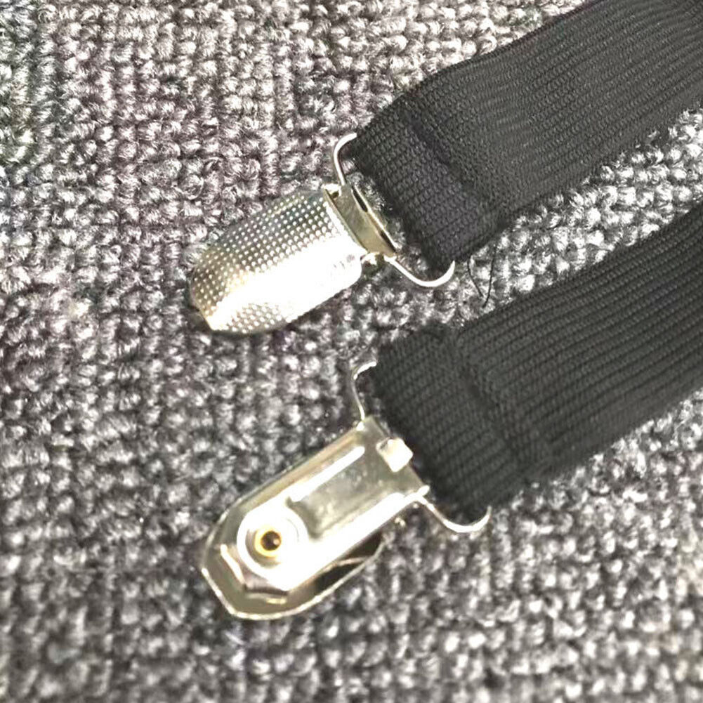 US 1-2 Bed Sheet Clips 8-Clip Grippers Suspender Straps Mattress Fastener Holder