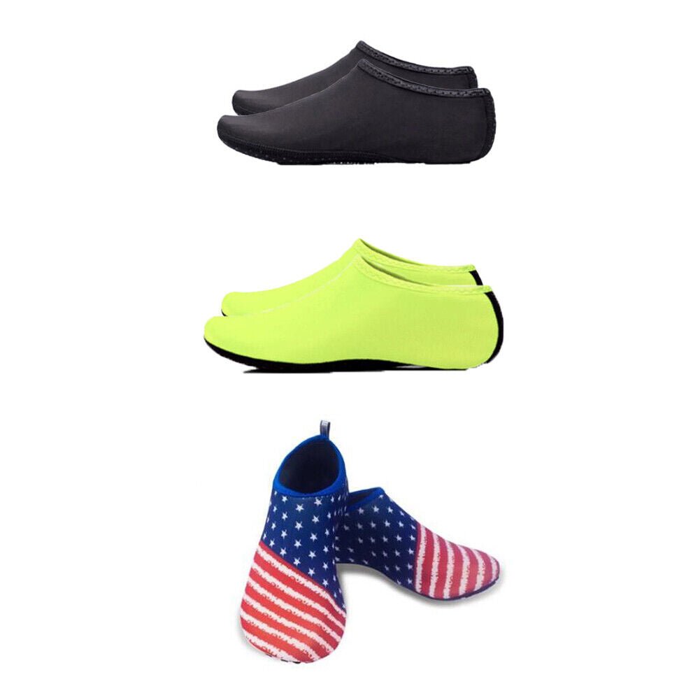US 3 Pack Men Women Water Shoes Barefoot Sock Quick-Dry Beach Swim Surfing Sport