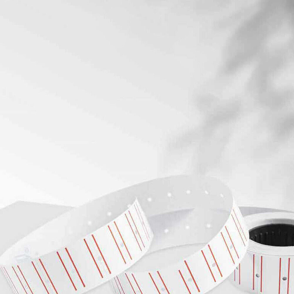 US 5000-10000Pc White Red Line Tags Labels Refill MX-5500 Gun Price Sticker