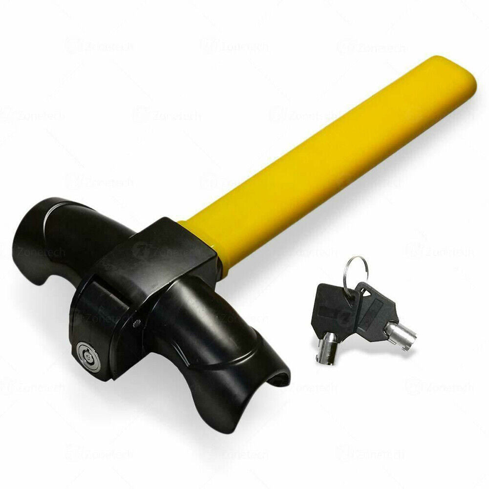 US 1-2 Pc Steering Wheel Lock Rotary Anti Theft Security System Vehicle Security