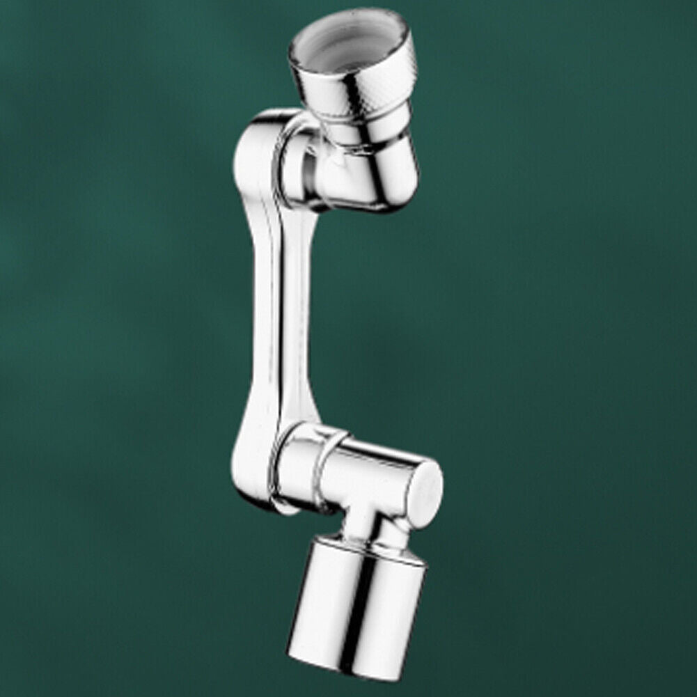 US 1-2Pc 1080° Rotating Faucet Aerator Universal Splash Spray Tap Extension Head