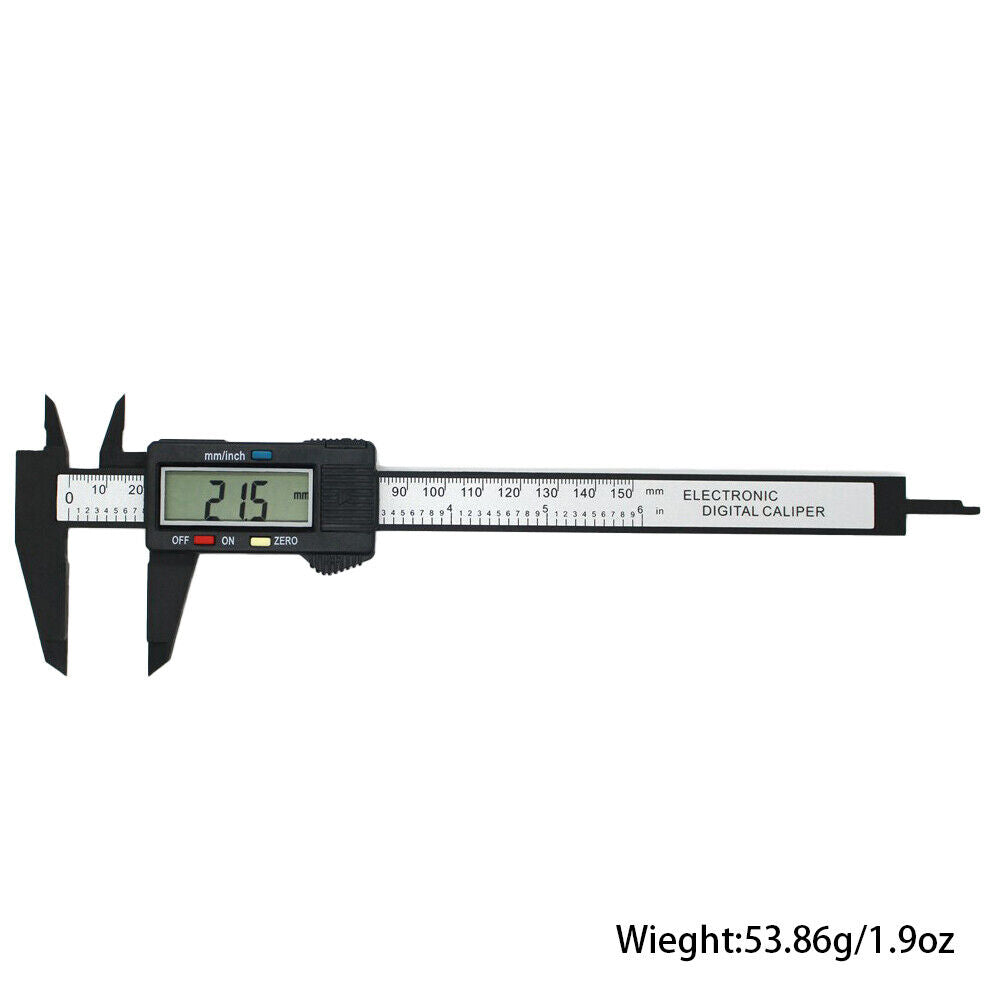 US 6" Micrometer LCD Measuring Tool Caliper Vernier Gauge Metric 150mm 6-inch