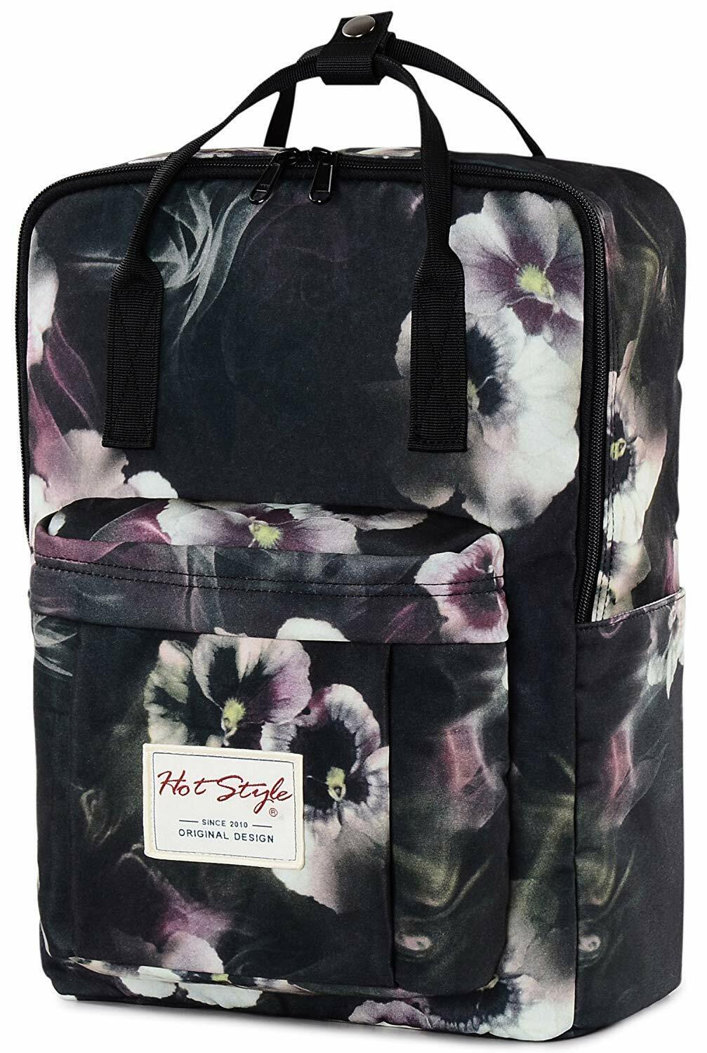 BESTIE 14" College Bookbag Backpack Cute for Women, 14.6"x10.3"x5.1"