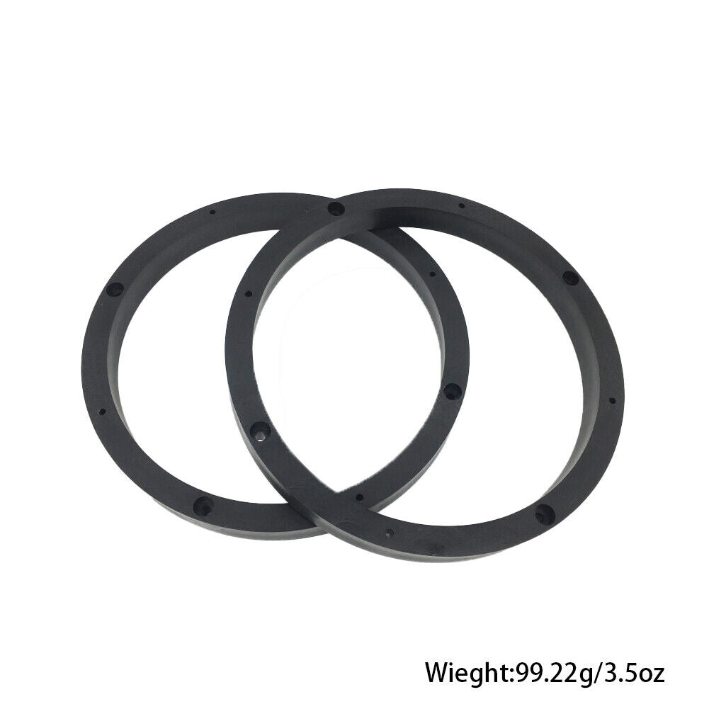 US 1-2Pairs 6.5'' Plastic Speaker Spacer Rings Subwoofer Custom Mounting Adapter
