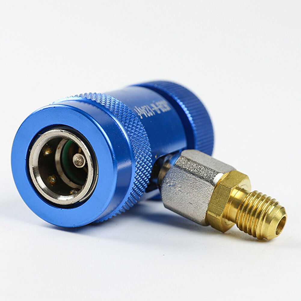 US R1234yf Quick Connector Adapter Coupler Auto A/C Manifold Gauge Set Low/High