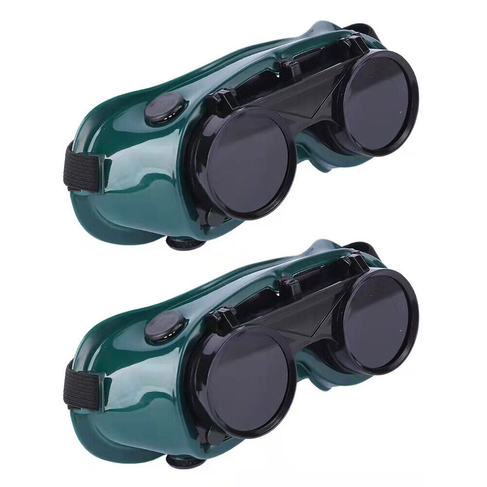 US 1-2 Pack Flip Up Front Welding Safety Goggle Flip Up Glasses Welder Goggles
