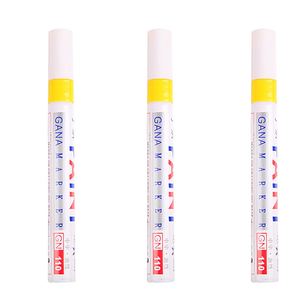 US 3-6 Pc Multiuse Tire Tread Rubber Metal Waterproof Permanent Paint Marker Pen