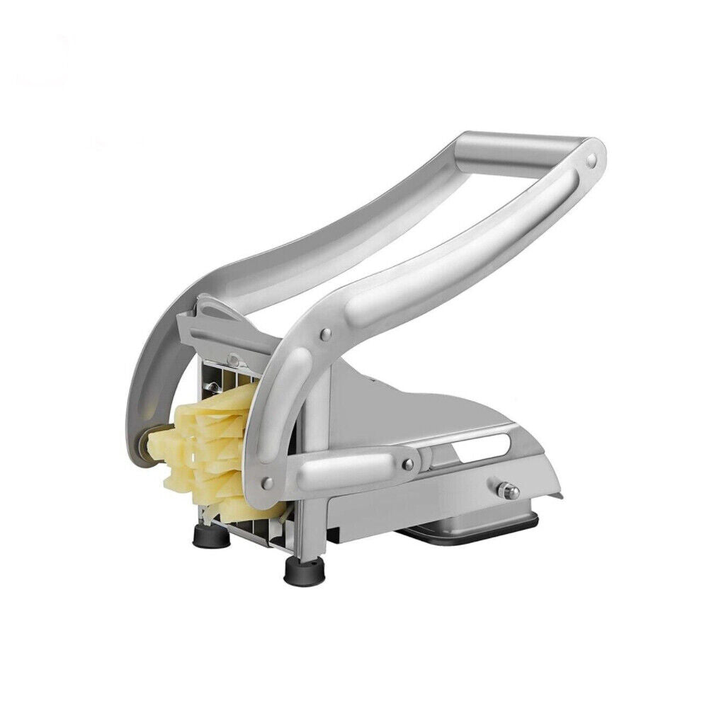 US 1-2 Pack French Fry Cutter Stainless Steel Potato Slicer Vegetable Chopper